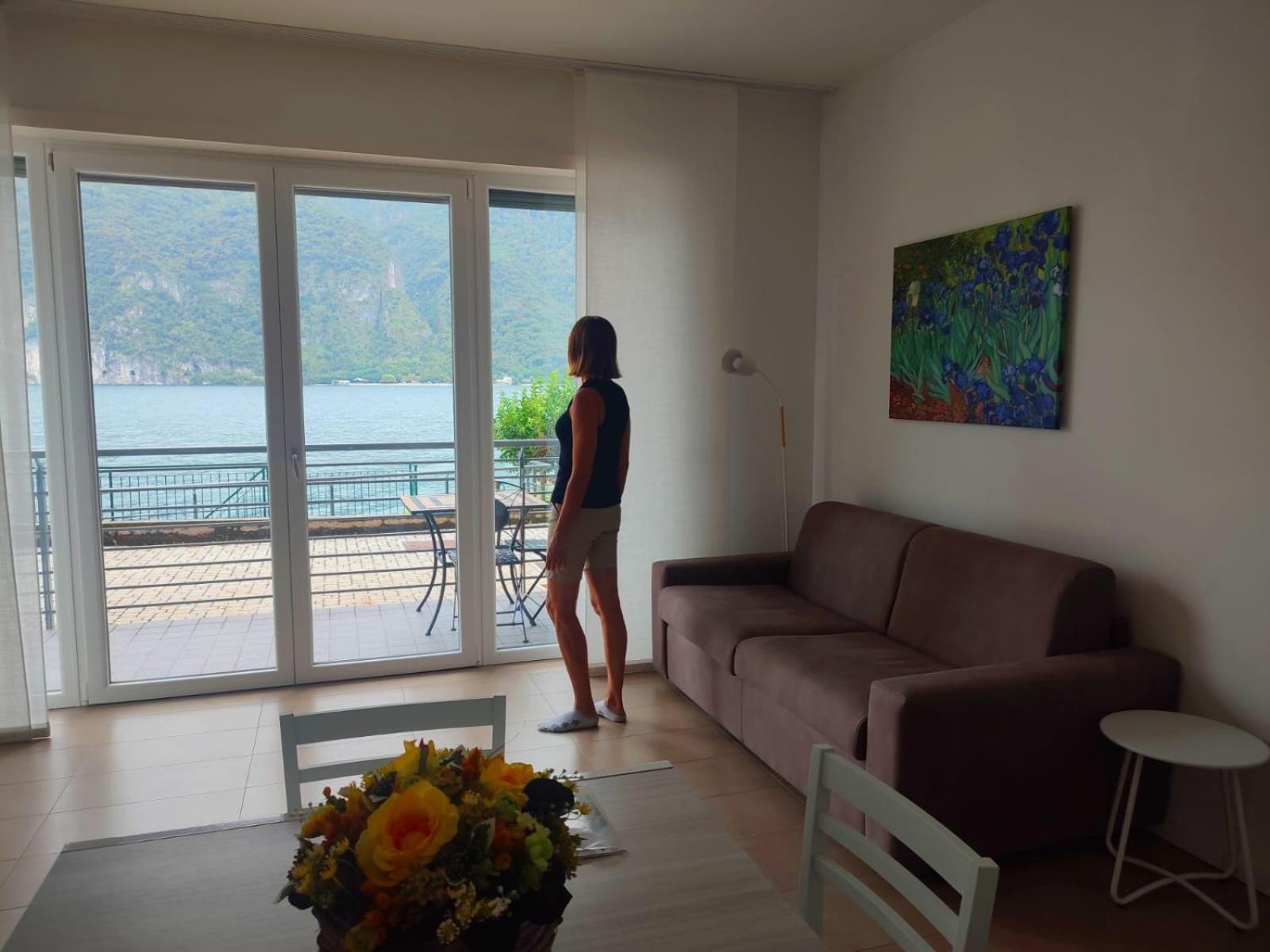 Lake Como Casa La Rosa Abbadia Lariana Exterior foto
